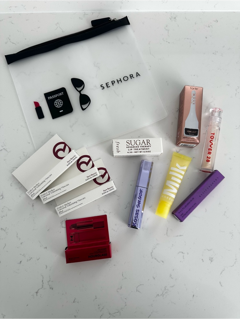 NEW Hourglass, Rare Beauty, Kosas + more Lip & Eye Travel Makeup Set